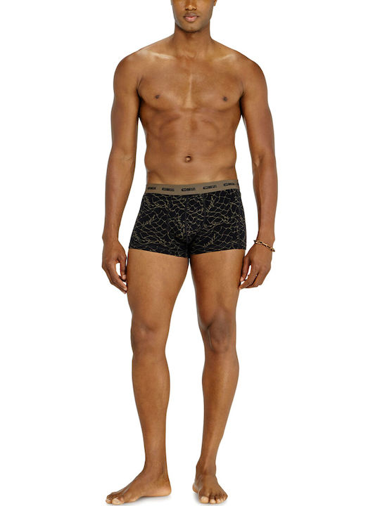 Herren Boxershorts Braun 3er Pack