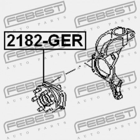 Hintere Radlager Ford Mondeo Ge 2000-2007 Eu 1146689