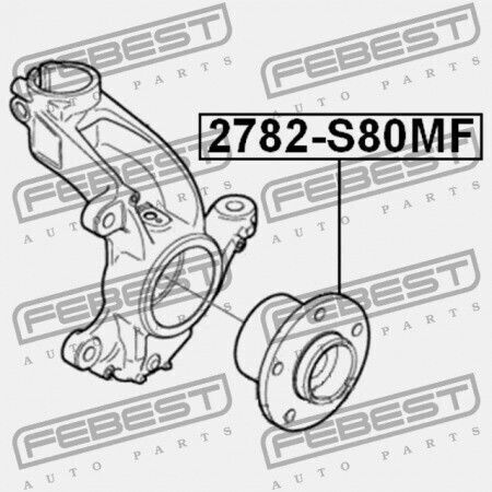 Volvo S80 Vorderes Radlager 2007 30736501