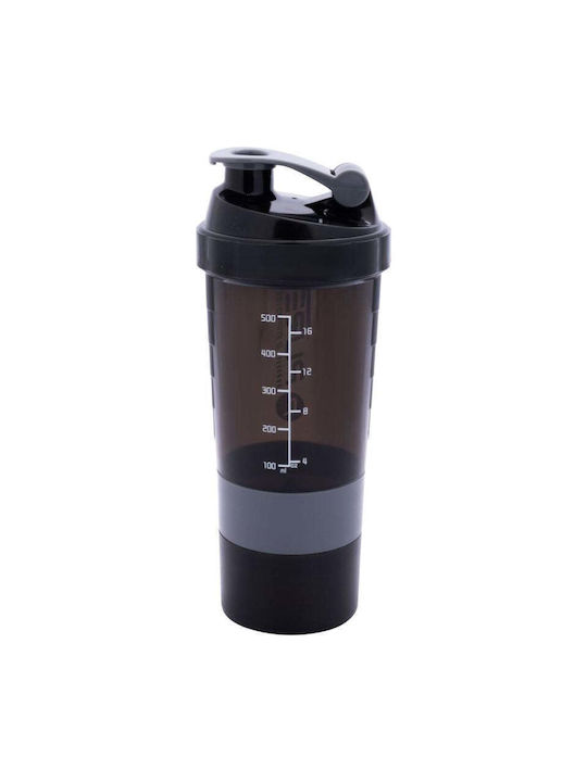Pure2Improve Шейкър За Протеини 500ml Пластмасов Черен