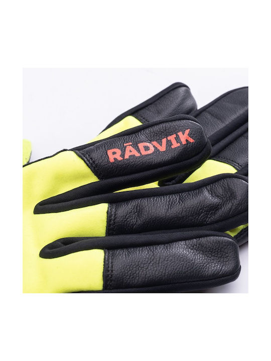 Radvik Männliche Fahrradhandschuhe Schwarz