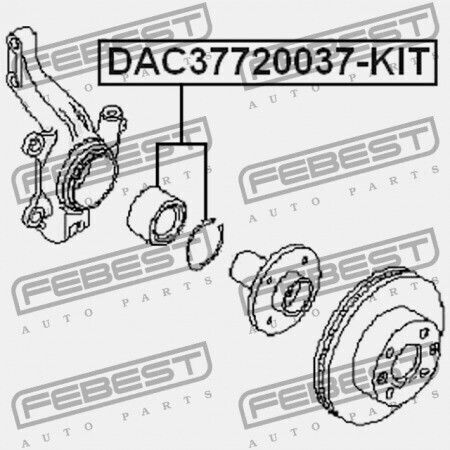 Front Hub Wheel Bearing Renault Logan 2005-2013 7701205779