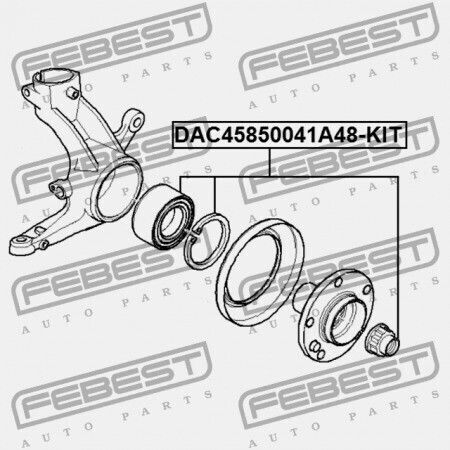 Kit Reparare Rulmenți Butuc Față BMW X5 E53 1999-2006 ECE 31221095702