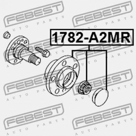 Πίσω Πλήμνη Audi A1 2011 Mex 6q0598611