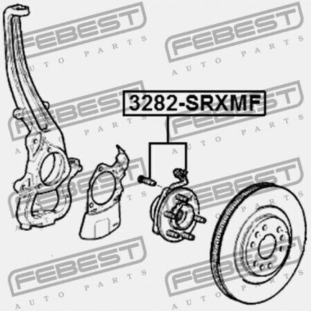 Cadillac Sts Front Wheel Hub 2005-2011 Eu 25998408