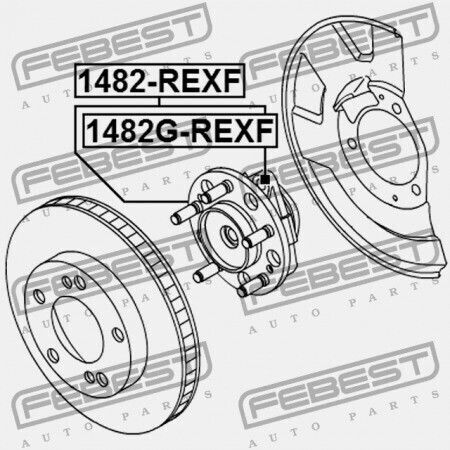 Ssang Yong Rexton Μπροστινή Πλήμνη 2001-2013 41420-09702