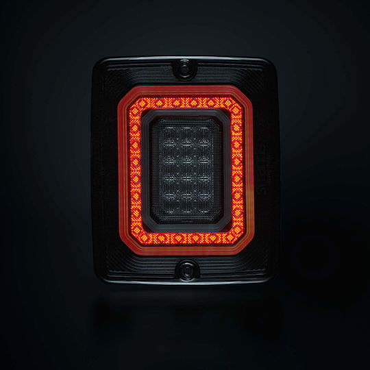 Strands For9t Illusion Lumini LED Far Spate De Semnalizare Spate Cu Ceață 10v40v Ip67