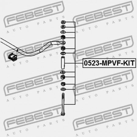 Μπροστινός Σύνδεσμος Σταθεροποιητή Mazda Bongo Sk 1999-2010 Jp 9980-30-8190