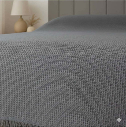 SteweHome Διπλή 200x230εκ. Γκρι