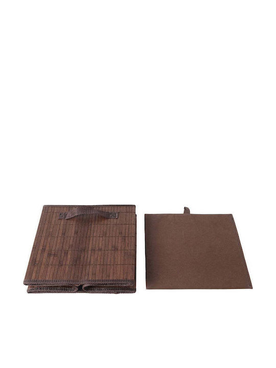 SteweHome Καλάθι Αποθήκευσης Bamboo Πολύχρωμο 27lt