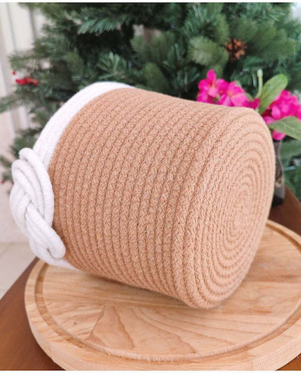 SteweHome Coș De Depozitare Din Țesătură Bej 21x19cm