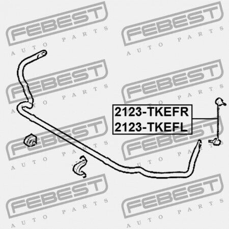 Rechter Vorderer Stabilisatorverbindung Ford Ranger Tke 2012 Eu 1732872