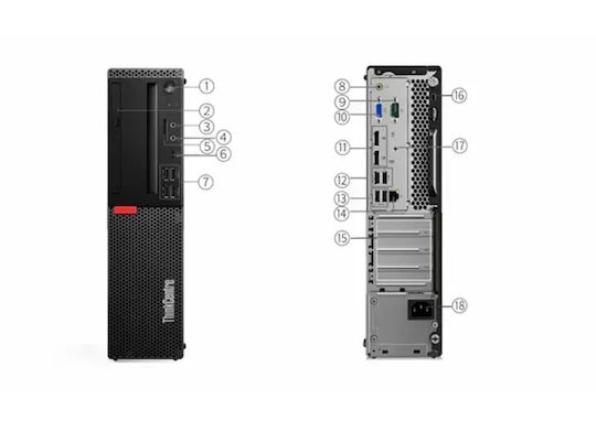 Lenovo M720 SFF Refurbished Grade A (Core i5-9400T/8GB/256GB SSD/W11 Pro)