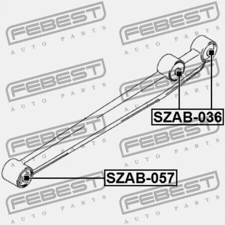 Febest Vorderachse Dichtung für Suzuki Ignis Rg413 Rg415 Rm413 Rm415 2000-2008 46282-81a30