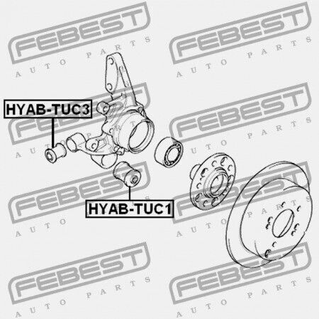 Πίσω Δακτύλιος Αρθρώσεων Hyundai Tucson 04 -oct.2006 2004 Gen 55227-2d000