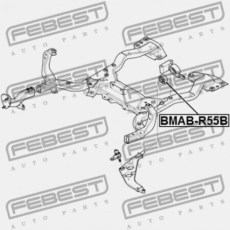 Front Control Arm Bearing Mini Convertible R57 Lci 2009-2013 Ece 31126767530
