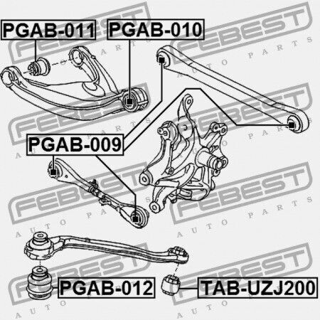 Rulment Bară Spate De Legătură Citroen C6 2005-2012 5178.47