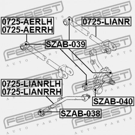 Πίσω Δακτύλιος Αρθρώσεων Suzuki Liana Rh413 Rh416 Rh418 2001-2008 46110-54g70