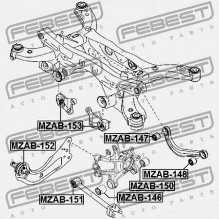 Δακτύλιος Πίσω Αρθρώσεων Mazda Cx-5 Ke 2011-2012 Eu Kd35-28-602