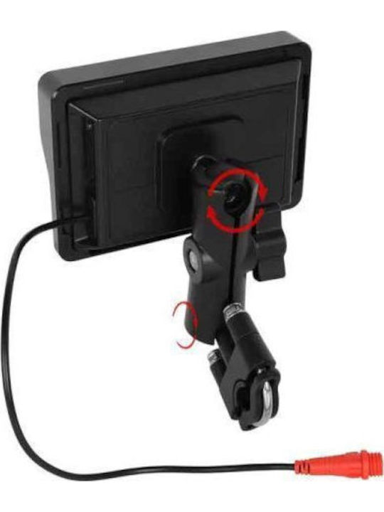 Οθόνη Μοτοσυκλέτας Αδιάβροχη Αφής 5″ M550 – Motorcycle Audio-visual System 081203