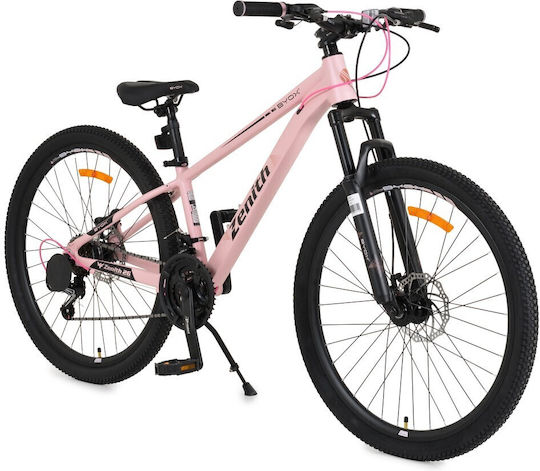 Byox Zenith 26" Ροζ Mountain Bike με 21 Ταχύτητες και Μηχανικά Δισκόφρενα