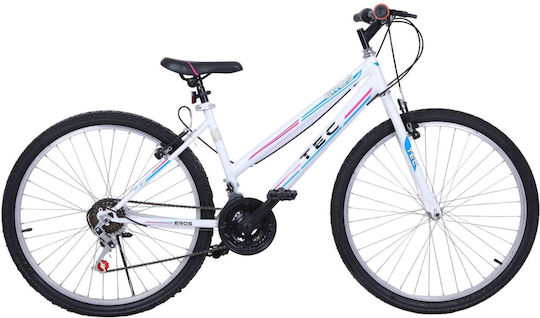 Belderia Bicicletă de oraș roz de 24" cu 21 de viteze