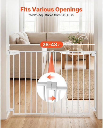 Vevor Metal Security Door in White Colour 92cm