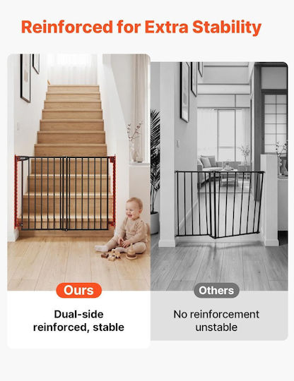 Vevor Metal Security Door in Black Colour