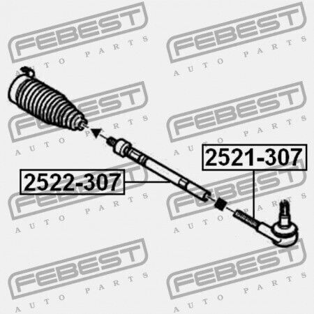 Рейка на Волана Citroen C4 2004-2011 3812.e5