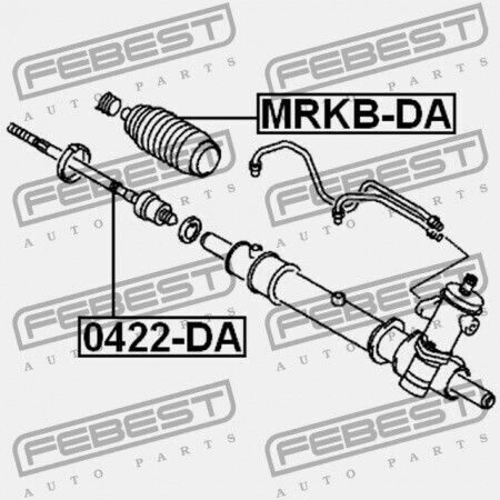 Steering Rod Mitsubishi Carisma Da1-6a 1995.05-2003.12 Eur Nedcar Mr403027