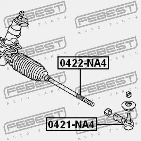 Steering Rod Mitsubishi Grandis Na4w/na8w 2003-2009 Mn103259