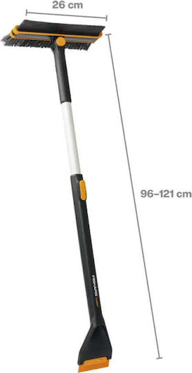 Fiskars Стъргалка за лед за кола С четка