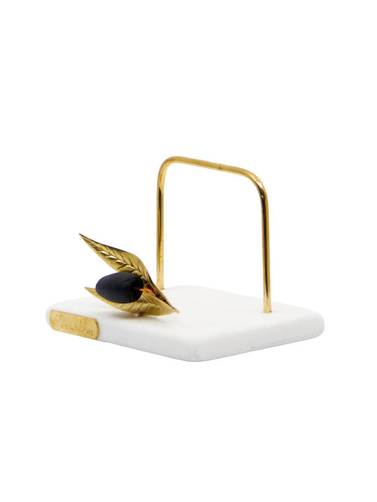 Alexandros Handmade Tabletop Decor A010 Card Holder Olive 9x5