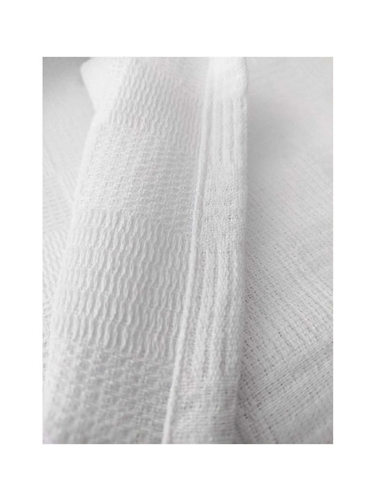 SteweHome Pique Single Blanket 160x230cm White