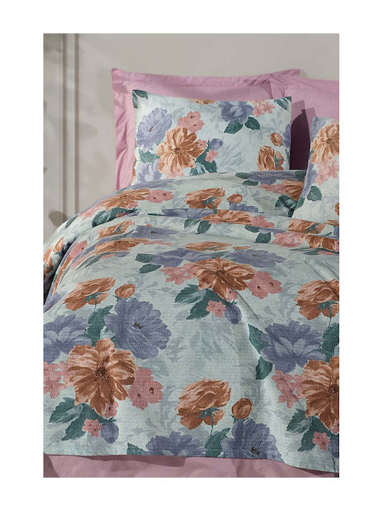 SteweHome Pique Single Blanket 160x230cm Green