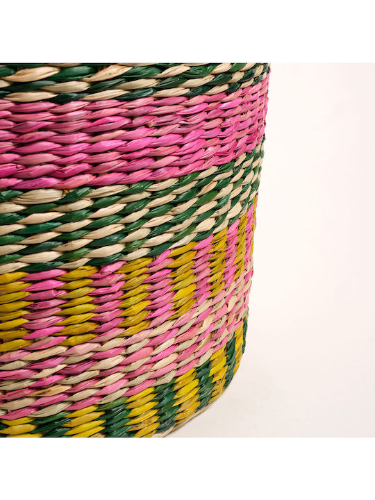 SteweHome Decorative Wicker Multicolour Basket 31x29cm