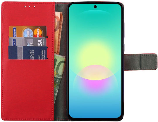 Volte-tel Allure Samsung A27 5g A276 6.7in Magnet Book Stand Clip Red