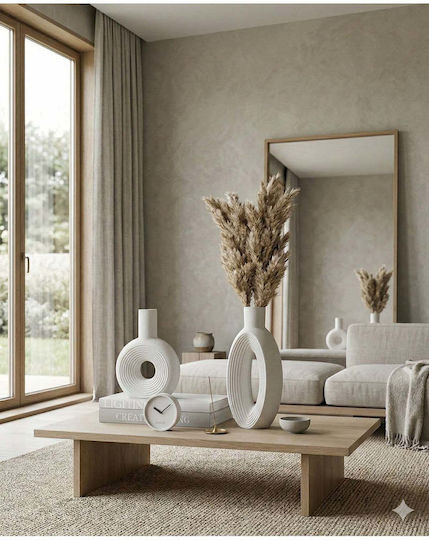 SteweHome Set White Decorative Vases