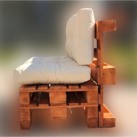 SteweHome για Παγκάκι Παλέτας Λευκό 80x120εκ.