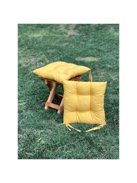 SteweHome Μαξιλάρι Καρέκλας Κήπου Γκρι 4τμχ 40x40εκ.
