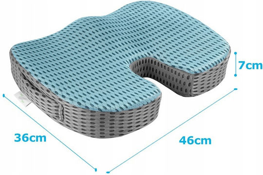 Medi Sleep Medical Seat Pillow 45x35x7cm Blue