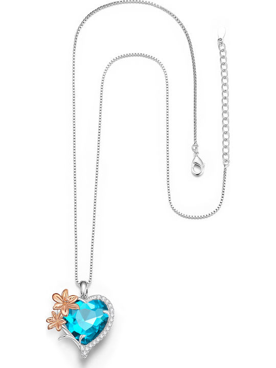 Trusky Charm Herz aus Silber mit Zirkon