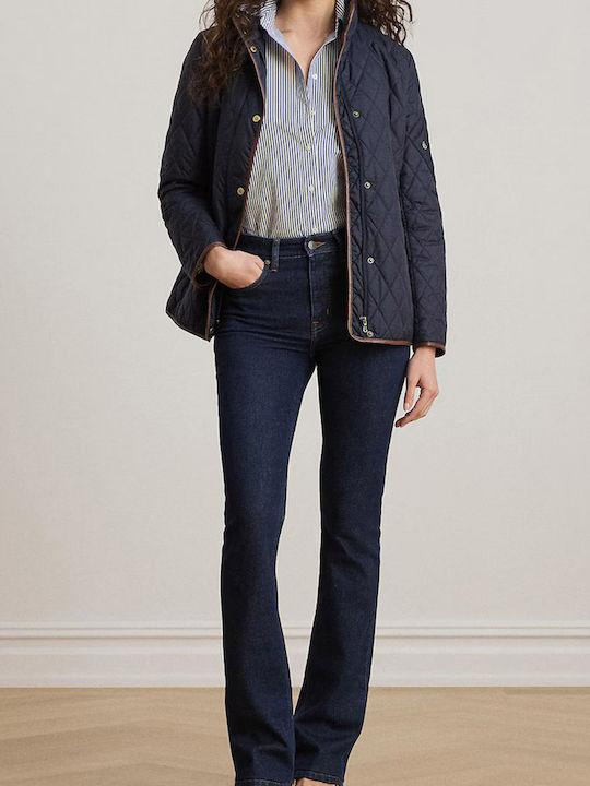 Damenjacke Für Winter Blau