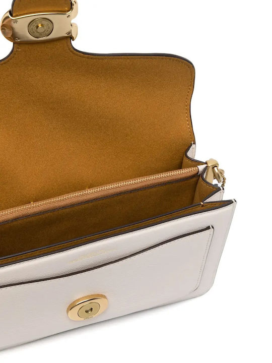 Leder Damen Handtasche Schulter Weiß
