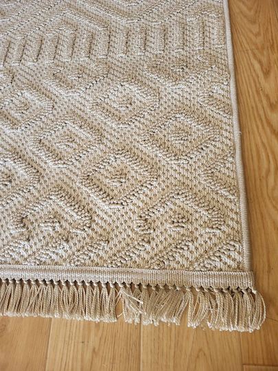 Klonaras Giardino 47 Χαλί Ορθογώνιο Beige 66x140cm