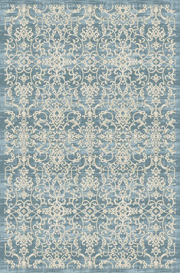 Klonaras Velvet 5840 Rug Rectangular Aqua Beige