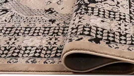 Klonaras Velvet 4437 Килим Правоъгълена Anthracite / Beige