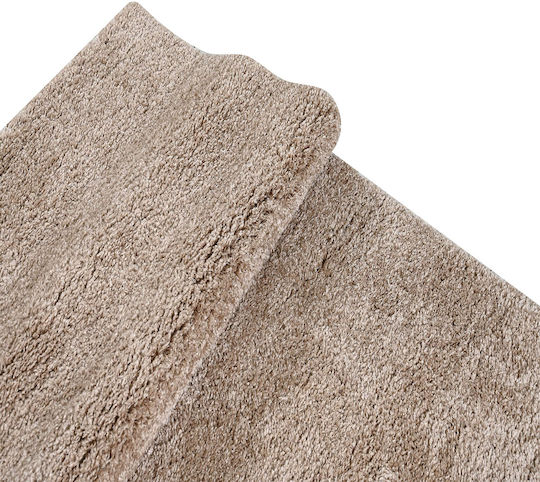 Polcarpet Rechteckiger Shaggy-Teppich Braun 165x230 cm