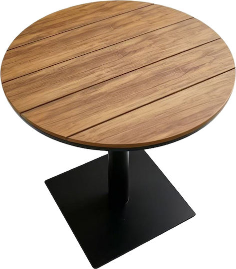 Masă 60x60x72 Antracit/nuc Masă 60x60x72 Antracit/nuc