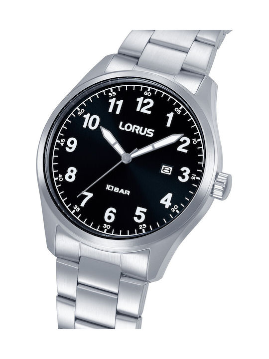 Lorus Sports Ρολόι Μπαταρίας με Μεταλλικό Μπρασελέ